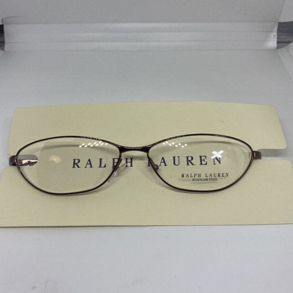 NWT Ralph Lauren RL 1371 1J3 Siena Brown Made in Italy 53-13-130 Stainless Steel main image 12